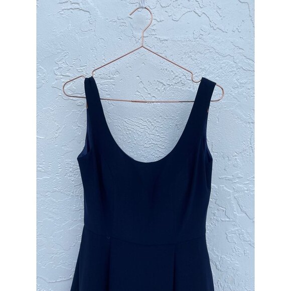 Aqua Womens Sleeveless Colorblock High Low Dress Navy Pink Sz 8 - Picture 5 of 11